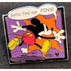 Disney Pin Mickey Mouse Comic Strip Gotta Find Our Pins AP Artist Proof LE 00000